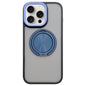 Skin-feel Two-color Edge Strips 360 MagSafe Holder Phone Case, For iPhone 14 Pro, For iPhone 14 Pro Max, For iPhone 13 Pro Max