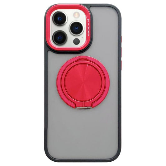 Skin-feel Two-color Edge Strips 360 MagSafe Holder Phone Case, For iPhone 12 Pro Max, For iPhone 12 Pro, For iPhone 11