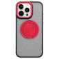 Skin-feel Two-color Edge Strips 360 MagSafe Holder Phone Case, For iPhone 12 Pro Max, For iPhone 12 Pro, For iPhone 11