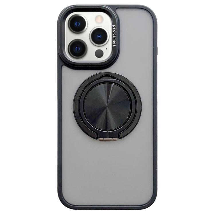 Skin-feel Two-color Edge Strips 360 MagSafe Holder Phone Case, For iPhone 12 Pro Max, For iPhone 12 Pro, For iPhone 11