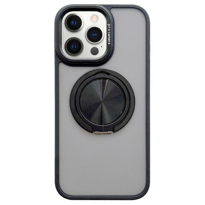 Skin-feel Two-color Edge Strips 360 MagSafe Holder Phone Case, For iPhone 12 Pro Max, For iPhone 12 Pro, For iPhone 11