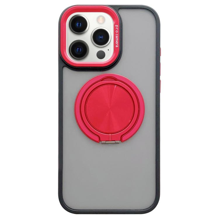 Skin-feel Two-color Edge Strips 360 MagSafe Holder Phone Case, For iPhone 12 Pro Max, For iPhone 12 Pro, For iPhone 11