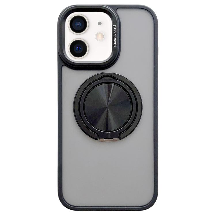 Skin-feel Two-color Edge Strips 360 MagSafe Holder Phone Case, For iPhone 12 Pro Max, For iPhone 12 Pro, For iPhone 11