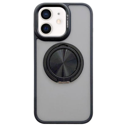 Skin-feel Two-color Edge Strips 360 MagSafe Holder Phone Case, For iPhone 12 Pro Max, For iPhone 12 Pro, For iPhone 11