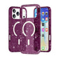 Terminator Style Glitter Powder MagSafe Magnetic Phone Case, For iPhone 18 Pro / 17 Pro, For iPhone 18 Pro Max / 17 Pro Max