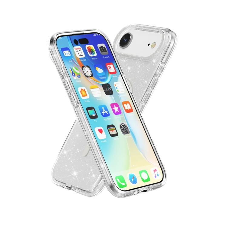 Terminator Style Glitter Powder MagSafe Magnetic Phone Case, For iPhone Air
