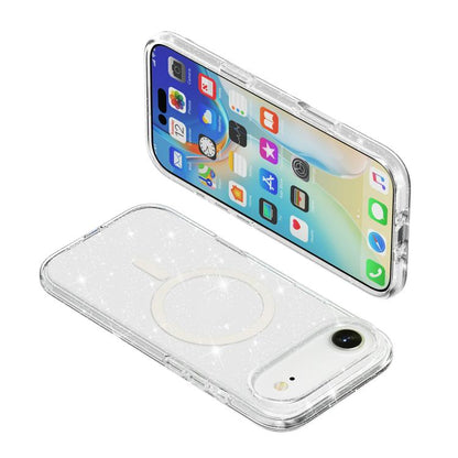 Terminator Style Glitter Powder MagSafe Magnetic Phone Case, For iPhone Air