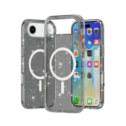 Terminator Style Glitter Powder MagSafe Magnetic Phone Case, For iPhone Air
