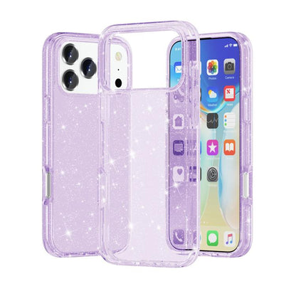 Shockproof Terminator Glitter Powder Phone Case, For iPhone 18 Pro / 17 Pro, For iPhone 18 Pro Max / 17 Pro Max