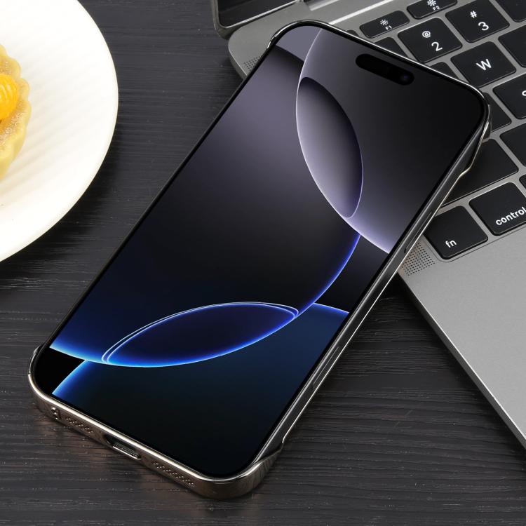 Electroplating Frameless Frosted Anti-Glare PC MagSafe Phone Case