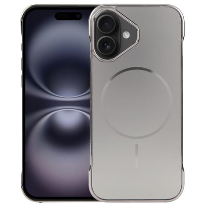 Electroplating Frameless Frosted Anti-Glare PC MagSafe Phone Case