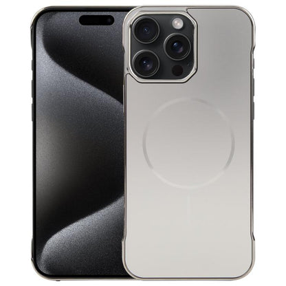 Electroplating Frameless Frosted Anti-Glare PC MagSafe Phone Case