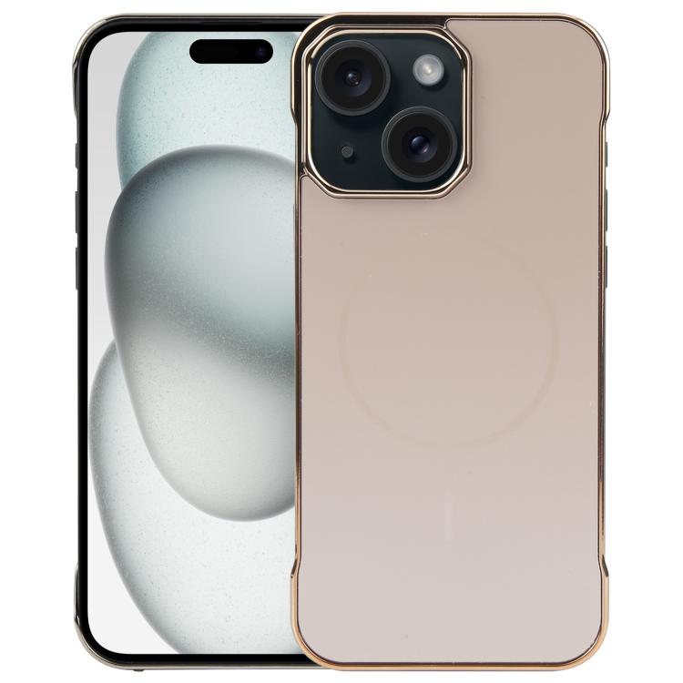 Electroplating Frameless Frosted Anti-Glare PC MagSafe Phone Case