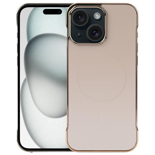 Electroplating Frameless Frosted Anti-Glare PC MagSafe Phone Case