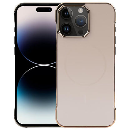 Electroplating Frameless Frosted Anti-Glare PC MagSafe Phone Case