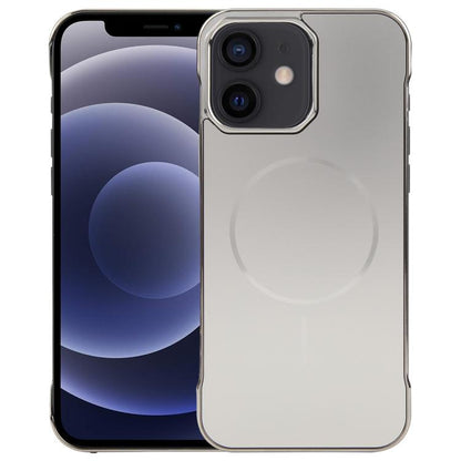 Electroplating Frameless Frosted Anti-Glare PC MagSafe Phone Case