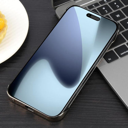 Electroplating Frameless Frosted Anti-Glare PC MagSafe Phone Case