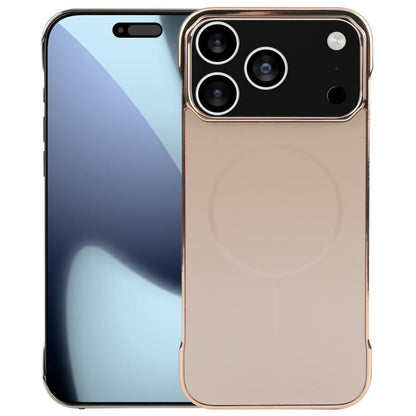 Electroplating Frameless Frosted Anti-Glare PC MagSafe Phone Case, For iPhone 17e / 16e, For iPhone 17 Pro Max, For iPhone 17 Pro, For iPhone 17, For iPhone Air, For iPhone 16 Pro Max