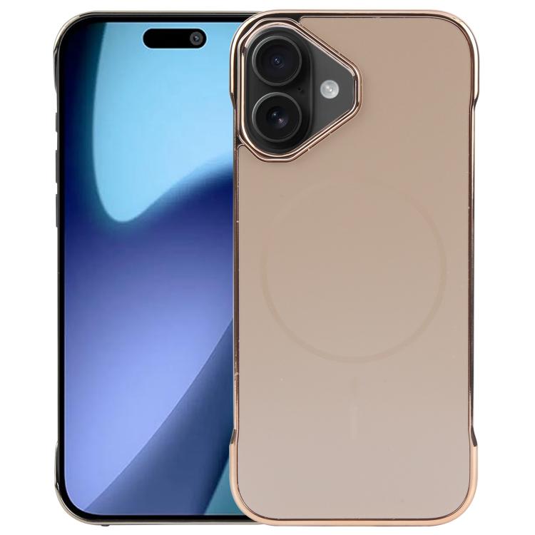 Electroplating Frameless Frosted Anti-Glare PC MagSafe Phone Case, For iPhone 17e / 16e, For iPhone 17 Pro Max, For iPhone 17 Pro, For iPhone 17, For iPhone Air, For iPhone 16 Pro Max