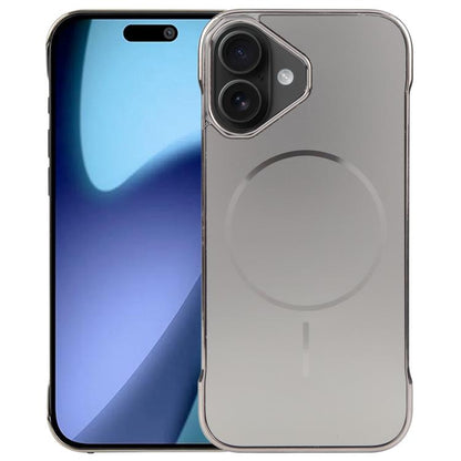 Electroplating Frameless Frosted Anti-Glare PC MagSafe Phone Case