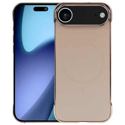 Electroplating Frameless Frosted Anti-Glare PC MagSafe Phone Case