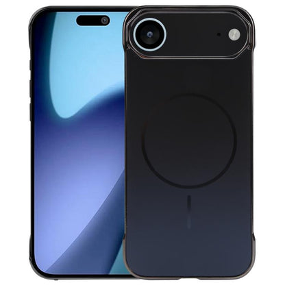 Electroplating Frameless Frosted Anti-Glare PC MagSafe Phone Case