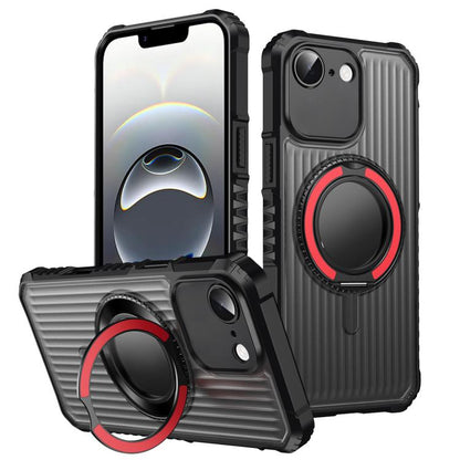 Skin Sense Rotation Stand Semi-transparent Magsafe Phone Case, For iPhone 17e / 16e, For iPhone 16 Pro Max, For iPhone 16 Pro
