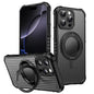 Skin Sense Rotation Stand Semi-transparent Magsafe Phone Case, For iPhone 17e / 16e, For iPhone 16 Pro Max, For iPhone 16 Pro
