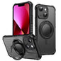 Skin Sense Rotation Stand Semi-transparent Magsafe Phone Case, For iPhone 13, For iPhone 12, For iPhone 12 Pro Max