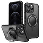 Skin Sense Rotation Stand Semi-transparent Magsafe Phone Case, For iPhone 13, For iPhone 12, For iPhone 12 Pro Max