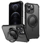 Skin Sense Rotation Stand Semi-transparent Magsafe Phone Case, For iPhone 13, For iPhone 12, For iPhone 12 Pro Max