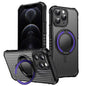 Skin Sense Rotation Stand Semi-transparent Magsafe Phone Case, For iPhone 13, For iPhone 12, For iPhone 12 Pro Max