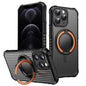 Skin Sense Rotation Stand Semi-transparent Magsafe Phone Case, For iPhone 12 Pro, For iPhone 11