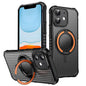 Skin Sense Rotation Stand Semi-transparent Magsafe Phone Case, For iPhone 12 Pro, For iPhone 11