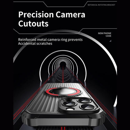 Skin Sense Rotation Stand Semi-transparent Magsafe Phone Case, For iPhone 16e, For iPhone 16 Pro Max, For iPhone 16 Pro