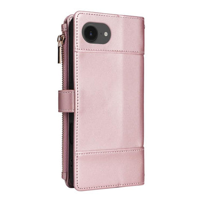 Crossbody Strap RFID Blocking Zipper Wallet Leather Phone Case, For iPhone 16e, For iPhone 16 Pro Max, For iPhone 16 Pro, For iPhone 16 Plus
