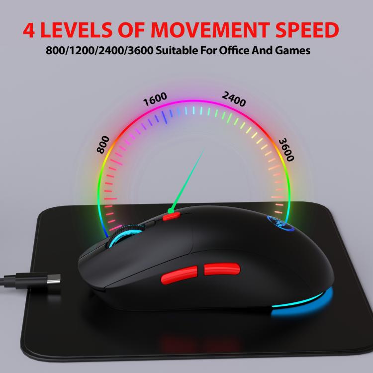 HXSJ T20 2.4GHz Rechargeable Wireless Mouse