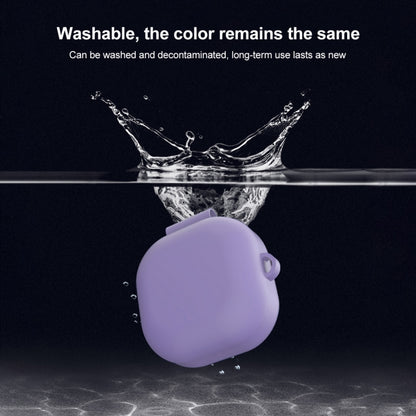 For Samsung Galaxy Buds Live Anti-fall Silicone Earphone Protective Case with Hook
