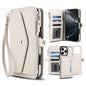 Multifunctional Wallet Detachable Leather Phone Case with Lanyard