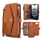 Multifunctional Wallet Detachable Leather Phone Case with Lanyard
