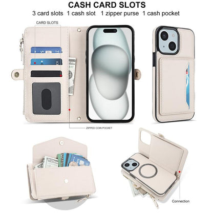 Multifunctional Wallet Detachable Leather Phone Case with Lanyard