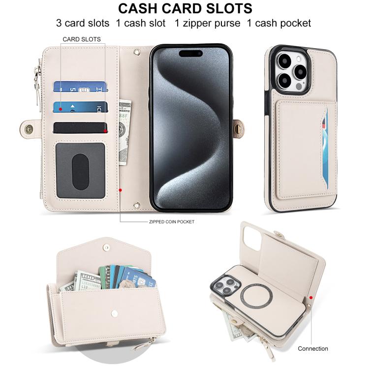 Multifunctional Wallet Detachable Leather Phone Case with Lanyard