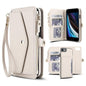 Multifunctional Wallet Detachable Leather Phone Case with Lanyard