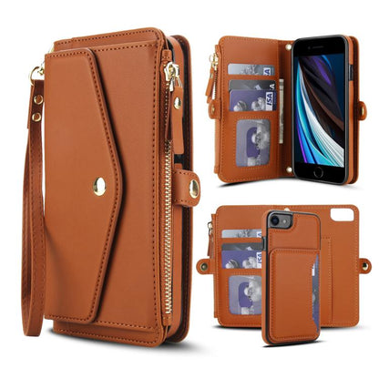 Multifunctional Wallet Detachable Leather Phone Case with Lanyard