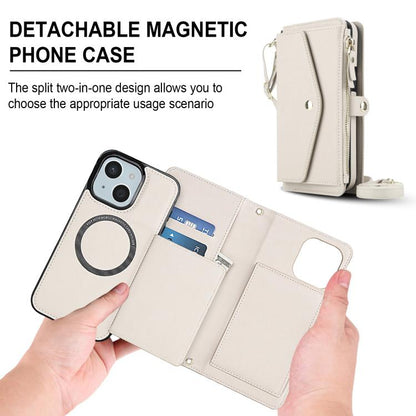 Multifunctional Wallet Detachable Leather Phone Case with Lanyard