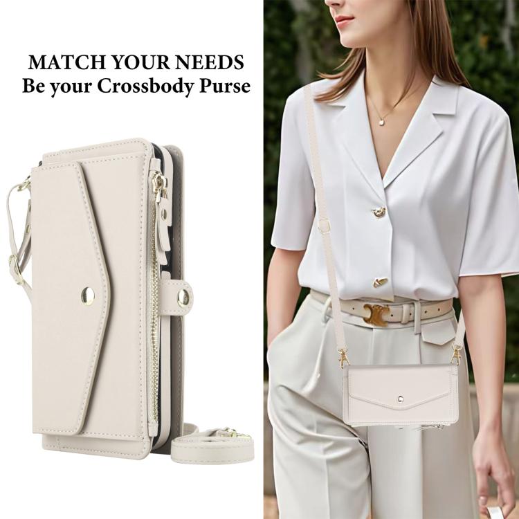 Multifunctional Wallet Detachable Leather Phone Case with Lanyard