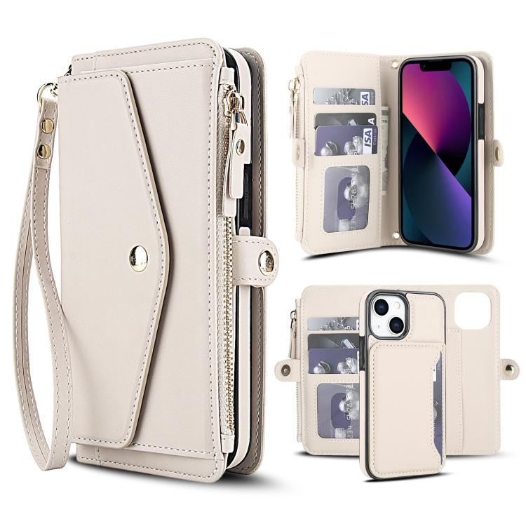 Multifunctional Wallet Detachable Leather Phone Case with Lanyard