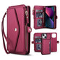 Multifunctional Wallet Detachable Leather Phone Case with Lanyard