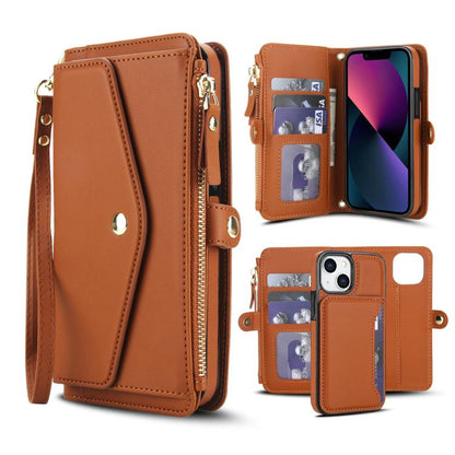 Multifunctional Wallet Detachable Leather Phone Case with Lanyard