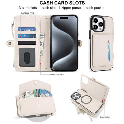 Multifunctional Wallet Detachable Leather Phone Case with Lanyard